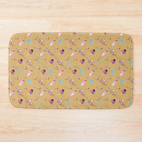 Item preview, Caramel brown cute ice cream pattern gift design designed and sold by Michael Schmidt.