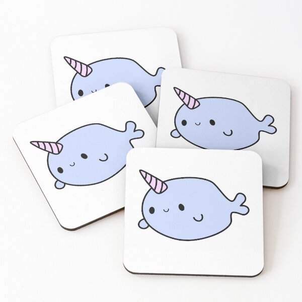 Item preview, Cute Narwhal Pastel Unicorn of the Sea! designed and sold by mariekawaii.