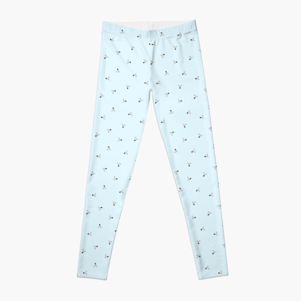 Scattered Hoodies (sky blue) Leggings