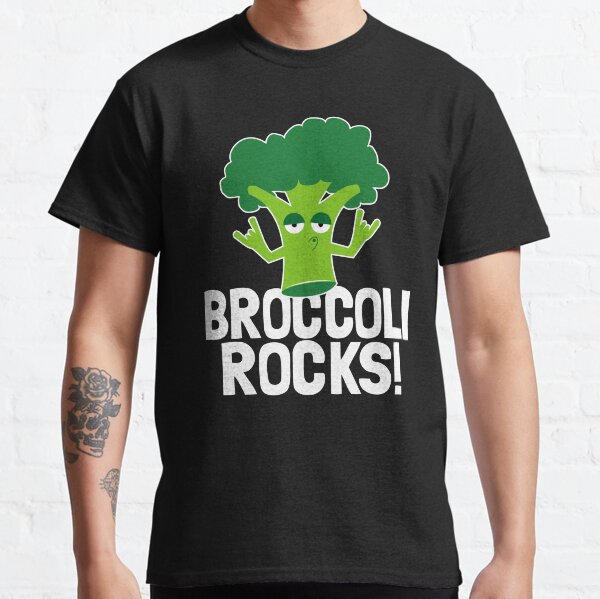 Funny Vegan Gifts - Broccoli Rocks! Classic T-Shirt
