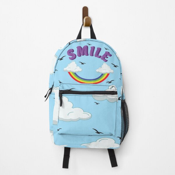 Item preview, Rainbow Smiling In The Clouds with Birds designed and sold by LotusBlue77.