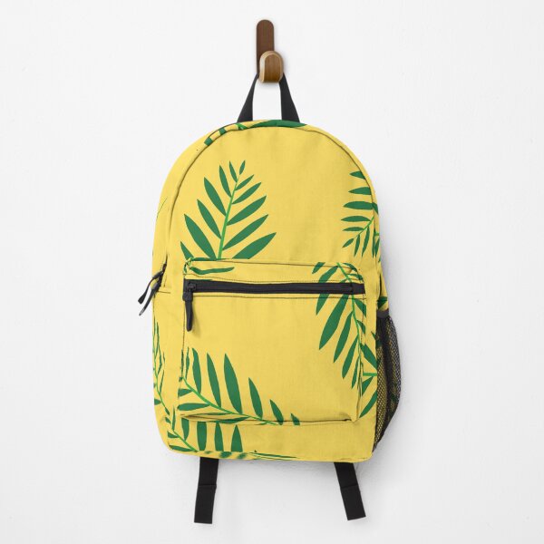 Item preview, Leaf design on yellow background designed and sold by The Pattern Artist.