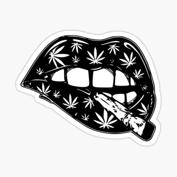 Marijuana Leaf 420 Cannabis Stoner Joint Sticker