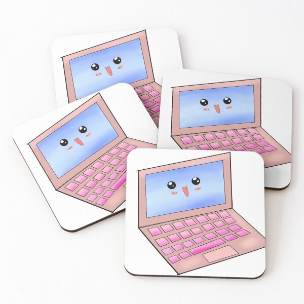 Item preview, Laptop Pink Chibi designed and sold by SunsetApple.