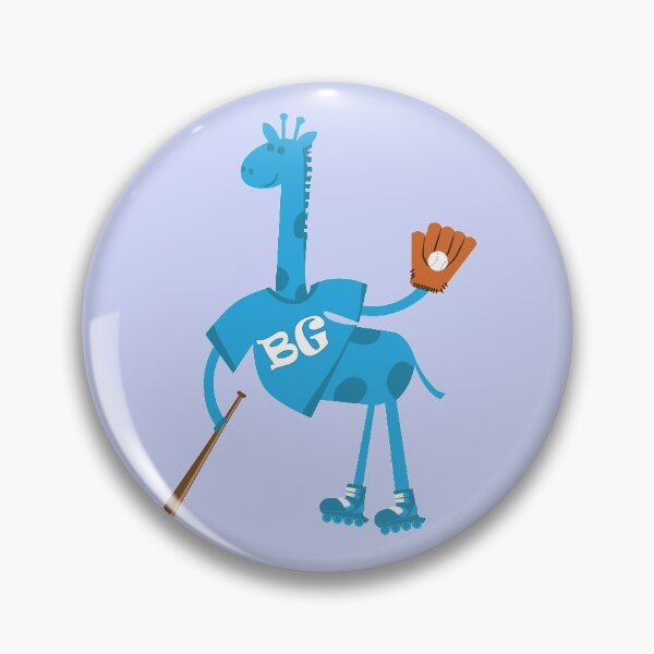 Item preview, Blue Giraffe - baseball player designed and sold by bluegiraffekids.
