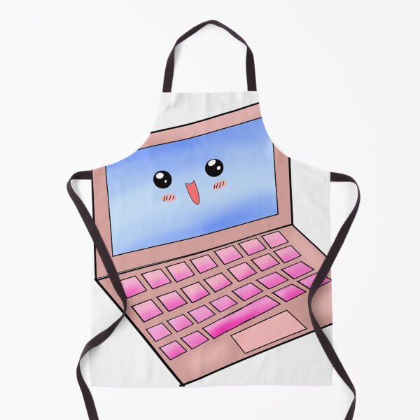 Item preview, Laptop Pink Chibi designed and sold by SunsetApple.