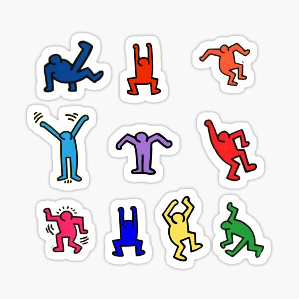 Keith Haring Stickers | Redbubble