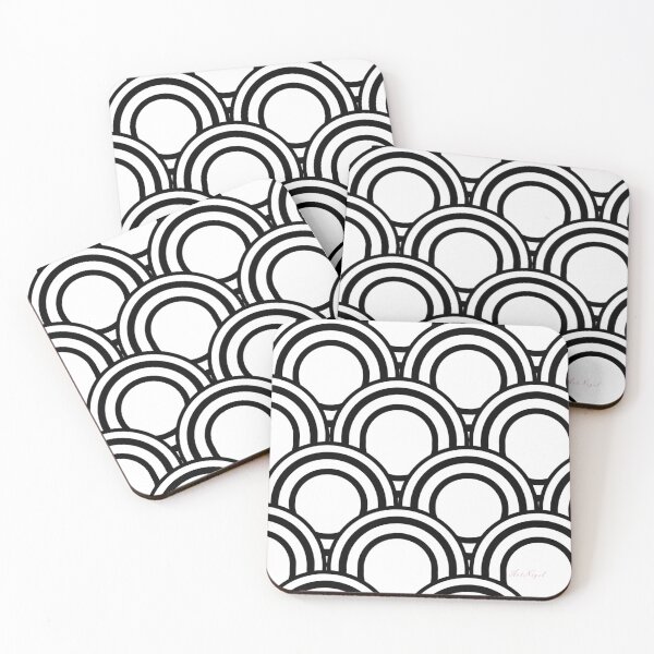Item preview, Circle Pattern in Black and White Design 57 designed and sold by Artnigel.