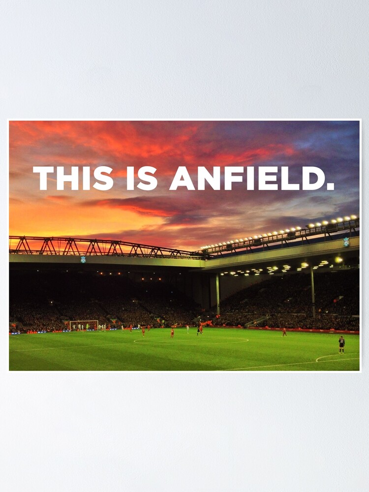 This Is Anfield Landscape Poster By Design97uk Redbubble