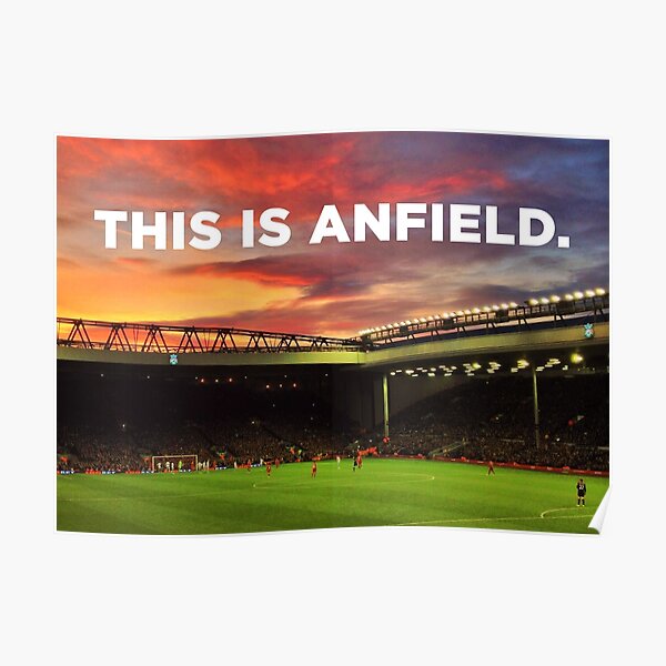 This Is Anfield Landscape Poster By Design97uk Redbubble