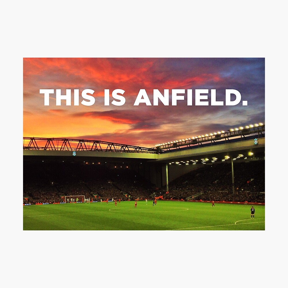 This Is Anfield Landscape Poster By Design97uk Redbubble