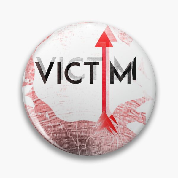Item preview, Victim text artwork with Arrow and Little Flowers designed and sold by SueSakpal.