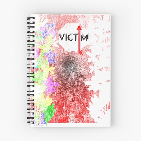 Item preview, Victim text artwork with Arrow and Little Flowers designed and sold by SueSakpal.