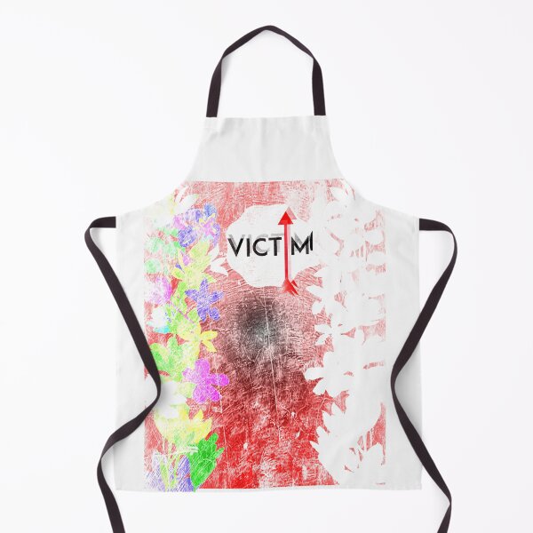 Item preview, Victim text artwork with Arrow and Little Flowers designed and sold by SueSakpal.