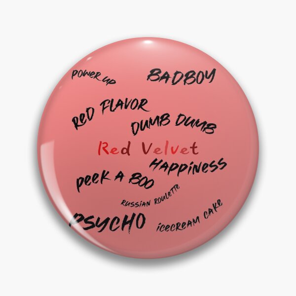 Item preview, Red Velvet Kpop, red flavor, peek a boo, bad boy, Russian Roulette designed and sold by arorar.
