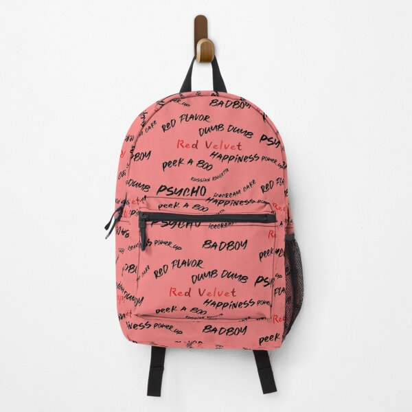 Red velvet backpack sale