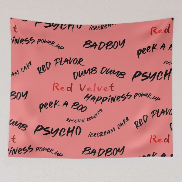 Item preview, Red Velvet Kpop, red flavor, peek a boo, bad boy, Russian Roulette designed and sold by arorar.