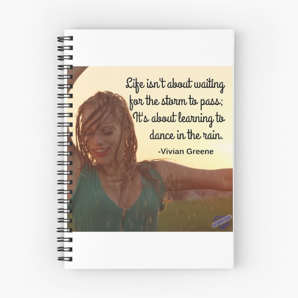 Item preview, Life isn't about waiting for the storm to pass designed and sold by Caregiverology.