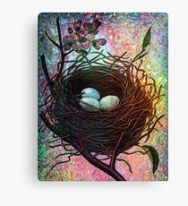 TWILIGHT NESTING Canvas Print