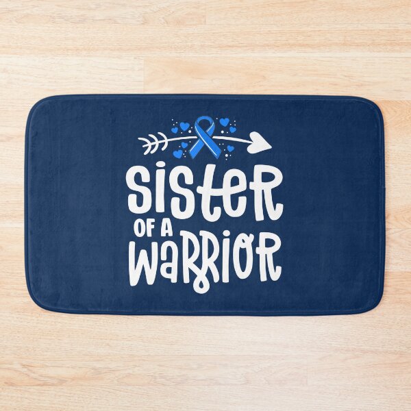 Item preview, Sister Of A Warrior ALS Gift Family Blue Ribbon Awareness designed and sold by 14thFloor.