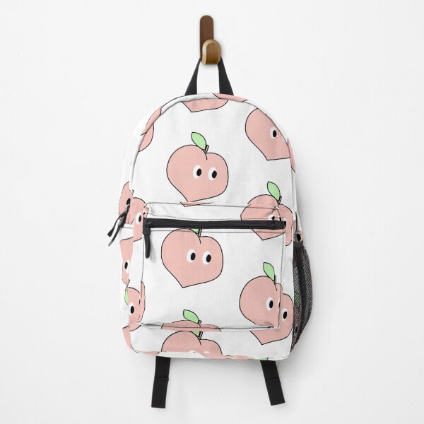Item preview, Kawaii Peach Design with Cute and Kooky Googly Eyes designed and sold by mariekawaii.