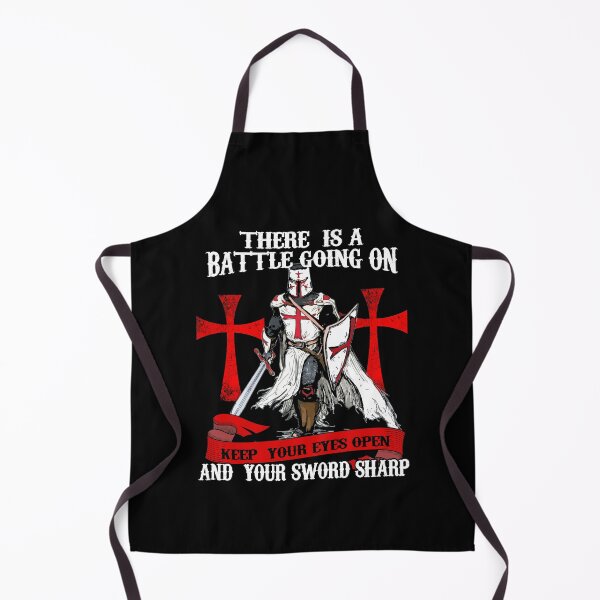 Item preview, Templar Shield Cross Medieval Warrior Sword Knights Templar Armor Helmet Emblem designed and sold by TopTeeShop.