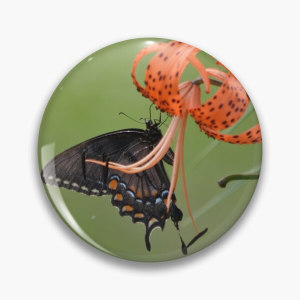 Item preview, Tiger Lily with Butterfly designed and sold by Kat's Fine Art Studio.