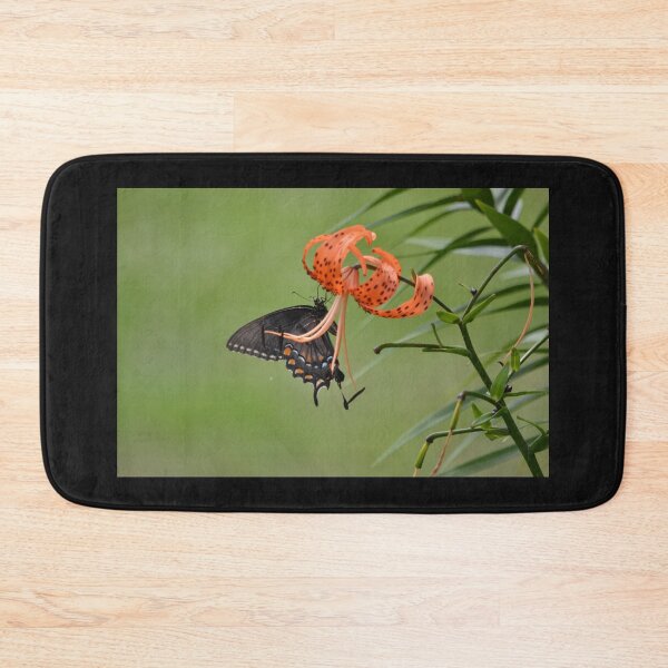 Item preview, Tiger Lily with Butterfly designed and sold by Kat's Fine Art Studio.