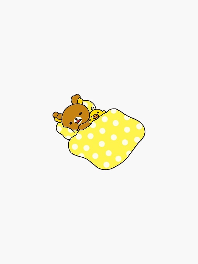 rilakkuma and kiiroitori sleepin by hellotaetty