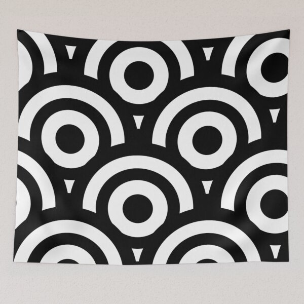 Item preview, Circle Pattern in White and Black Design 59 designed and sold by Artnigel.