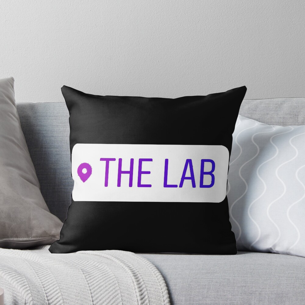 Item preview, Throw Pillow designed and sold by labstud.