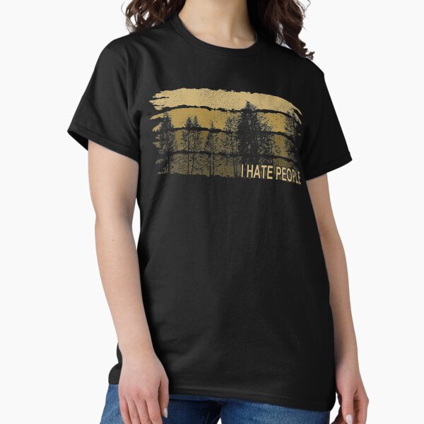 Artikel-Vorschau von I Hate People I Natur Camping Outdoor Wald, designt und verkauft von Amazing Designs.