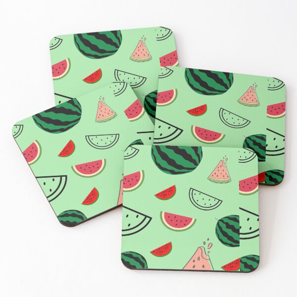 Item preview, Light green cool watermelon fruit pattern gift design designed and sold by Michael Schmidt.