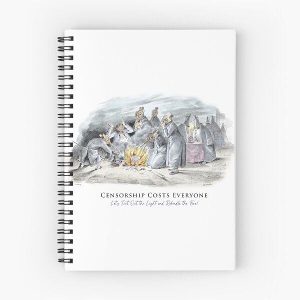 Item preview, JJ Grandville: Censorship Costs Everyone -1830 designed and sold by ebrawne.