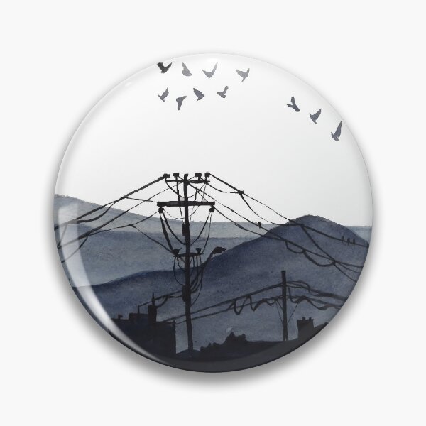 Item preview, Watercolor city silhouette designed and sold by LLLUID.