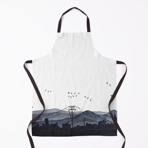 Item preview, Watercolor city silhouette designed and sold by LLLUID.