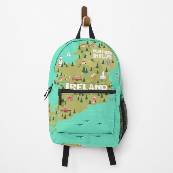 Item preview, IRELAND illustrated map designed and sold by Trio's Stuff.