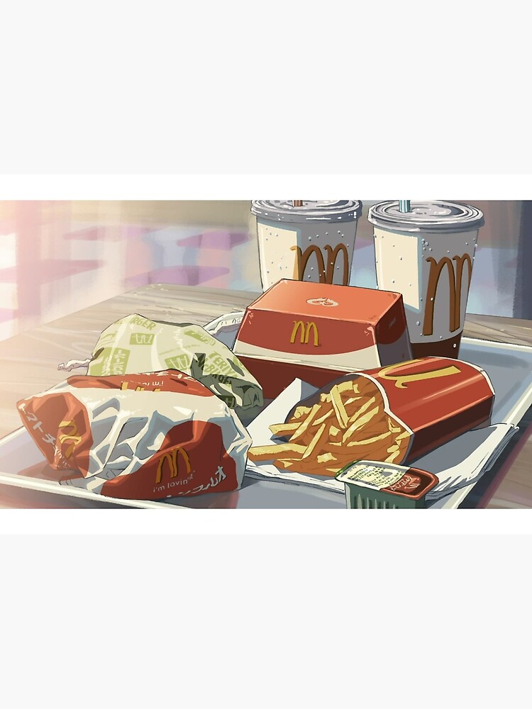 Japanese anime fast food