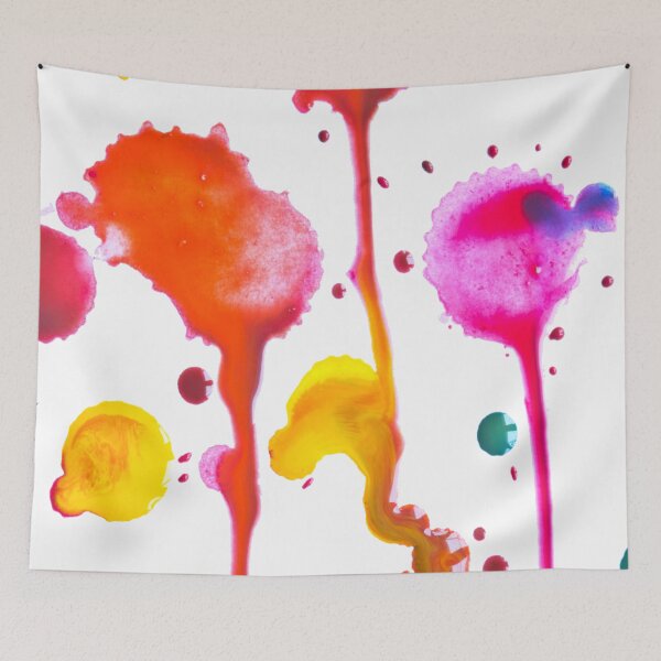 Item preview, Splatterd Paint Drips on White designed and sold by AlteredAtelier.