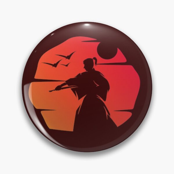 Item preview, samurai sunset designed and sold by Rakos-Merch.