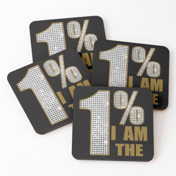 Item preview, I am the 1 percent; USA; designed and sold by StickerApe.