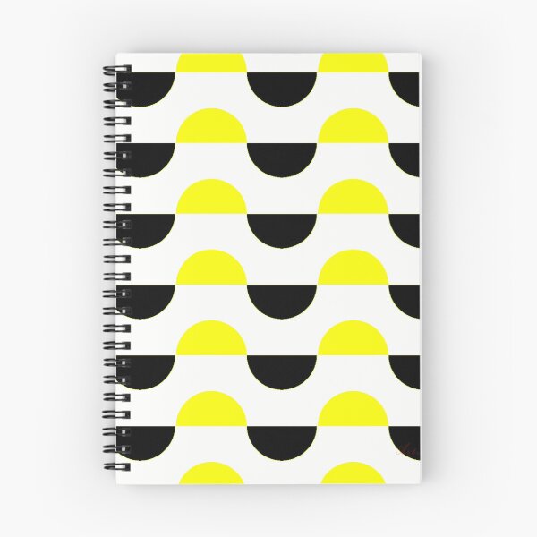 Item preview, Half Circle Pattern in Yellow and Black Design 65 designed and sold by Artnigel.