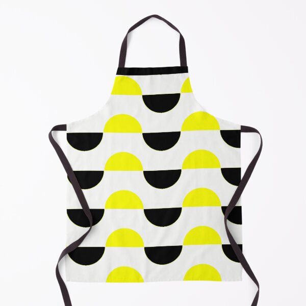 Item preview, Half Circle Pattern in Yellow and Black Design 65 designed and sold by Artnigel.