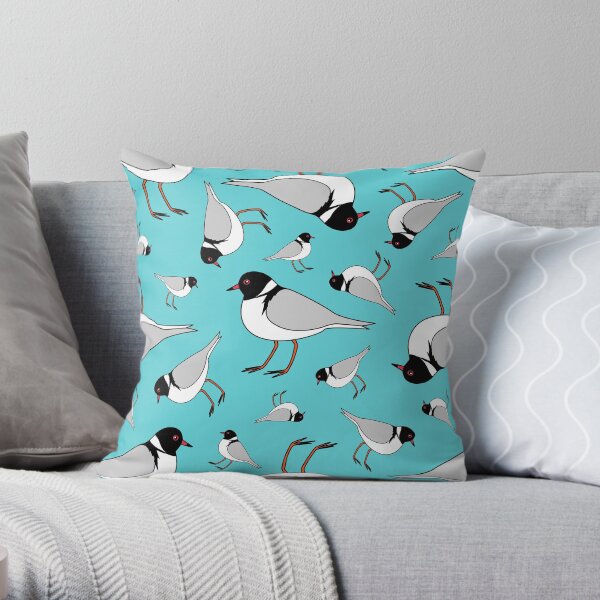 Hoodies Galore (aqua) Throw Pillow