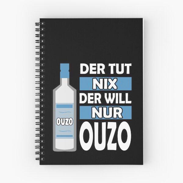 Artikelvorschau, Der tut nix der will nur Ouzo Grieche Griechenland entworfen und verkauft von redshirtz.