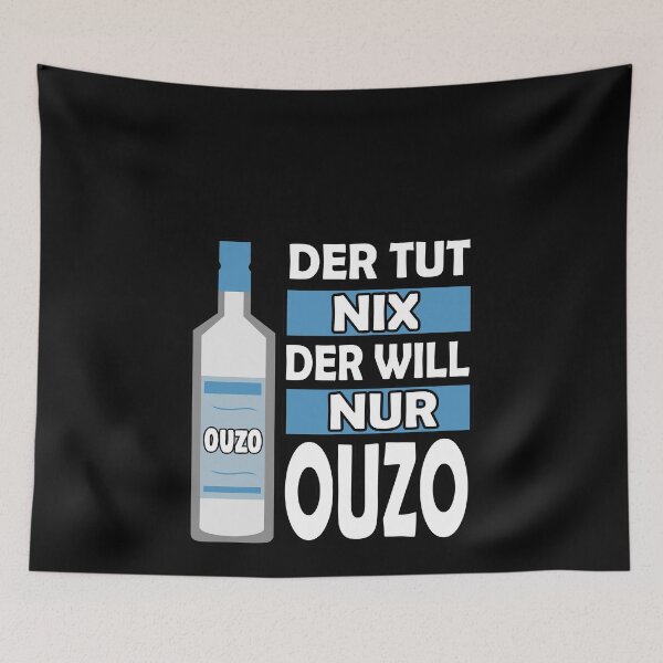Item preview, Der tut nix der will nur Ouzo Grieche Griechenland designed and sold by redshirtz.