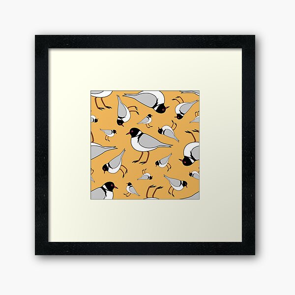 Hoodies Galore (gold) Framed Art Print