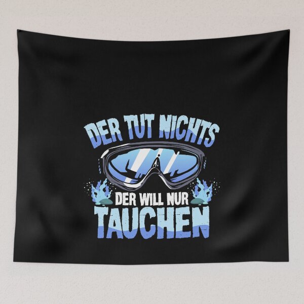 Item preview, Der tut nichts der will nur Tauchen Taucher Design designed and sold by redshirtz.