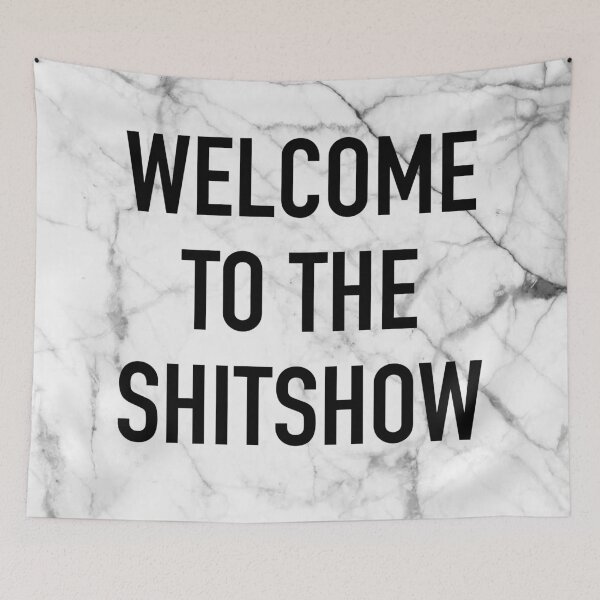 Item preview, Welcome to the Shitshow marble designed and sold by layla del designs.
