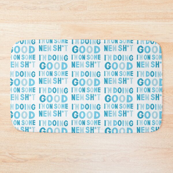Item preview, I'm Doing Good I'm On Some New Sh*t Taylor Swift The 1 Lyrics - Blues Transparent designed and sold by DesignsByGG.